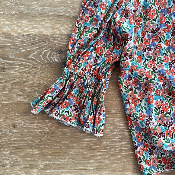 Mock Neck Ruffle Top - Picture 3 of 7